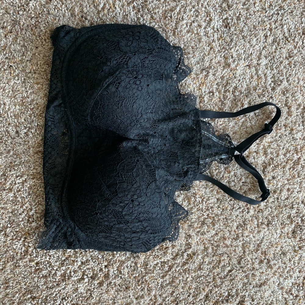 PINK lace High Neck bralette